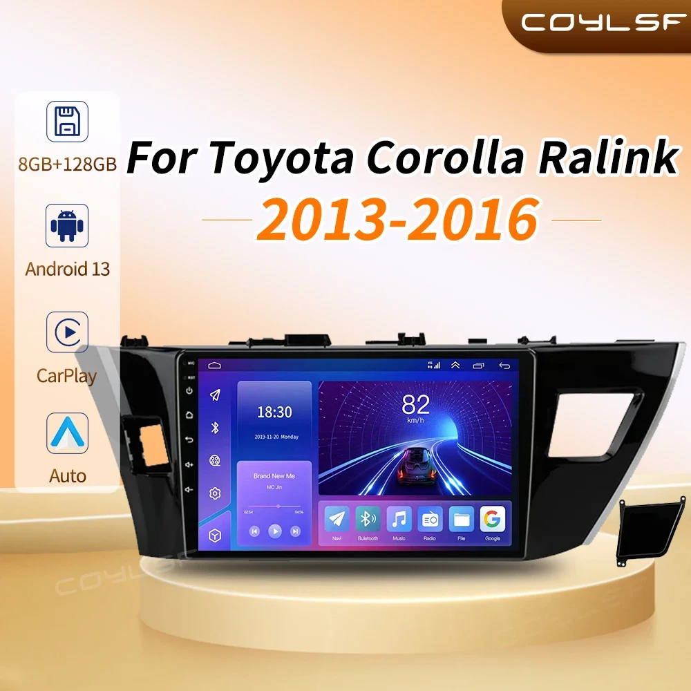 

8 Core 5G 2 din Android Auto Stereo autoradio For Toyota Corolla E170 E180 2014-2016 Car Radio Multimedia Carplay gps