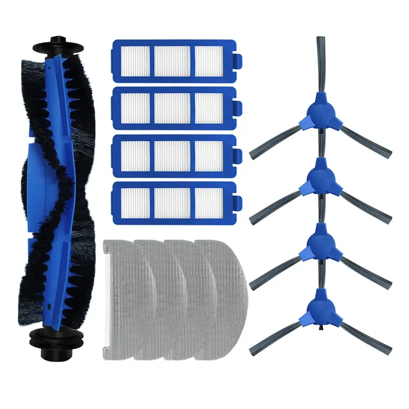 

AEE4-Для Eufy Clean G40 Hybrid+/G35+ Роликовая боковая щетка Фильтр Швабра Тряпка Робот-пылесос Запасные части Аксессуары