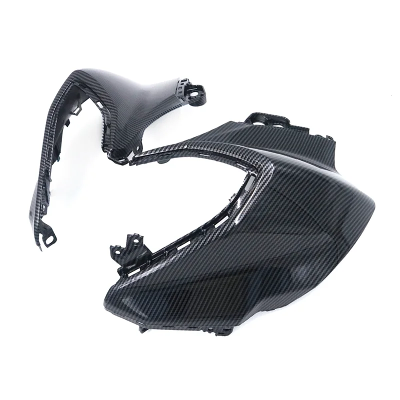 حسنا-ألياف الكربون دراجة نارية الملحقات خزان الوقود غطاء جانبي هدية حماية ل MT-03 2021-2023 #3