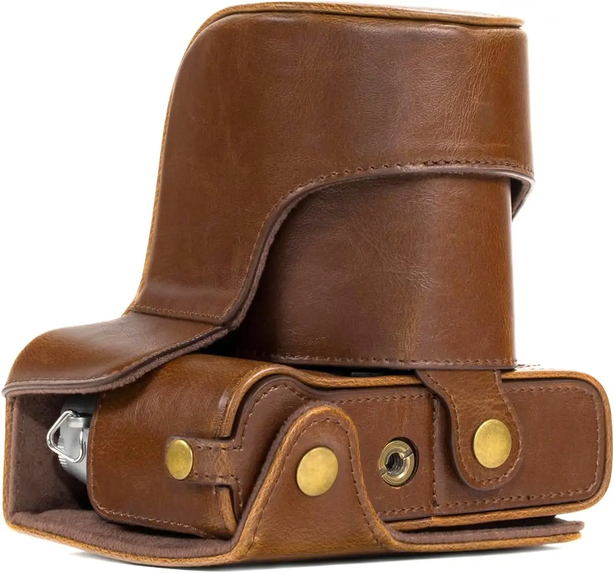 

Комплект камеры Fujifilm X-T20 с линзами, кожаным футляром и ремешком — темно-коричневый