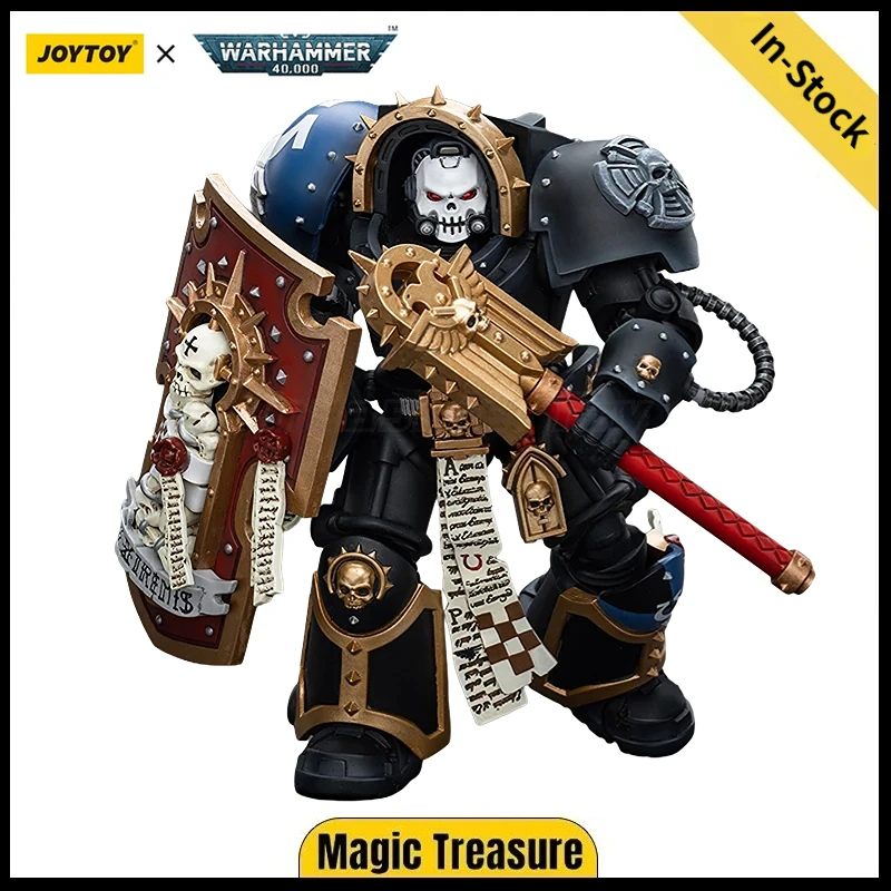 

【В наличии】JOYTOY Warhammer 40K Ultramarines Chaplain in Terminator Armor Модель игрушки в подарок 1/18 Фигурка