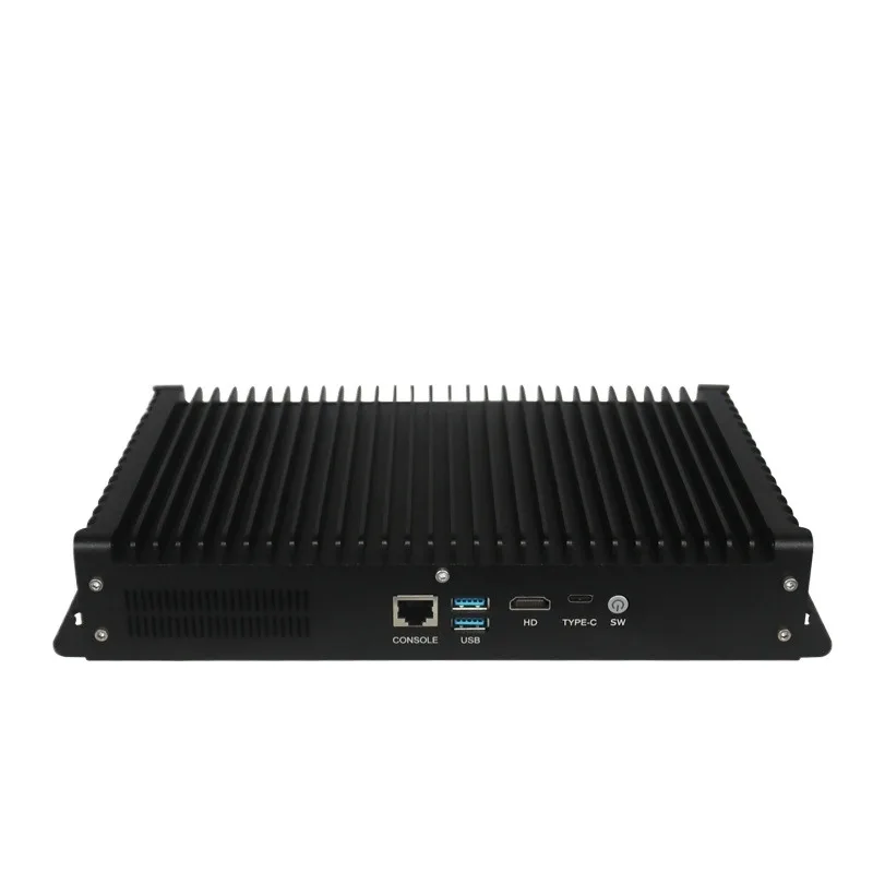 For Six Network Port Gigabit Soft Router Host Fanless Stable Firewall Web Server Industrial Control Level Embedded