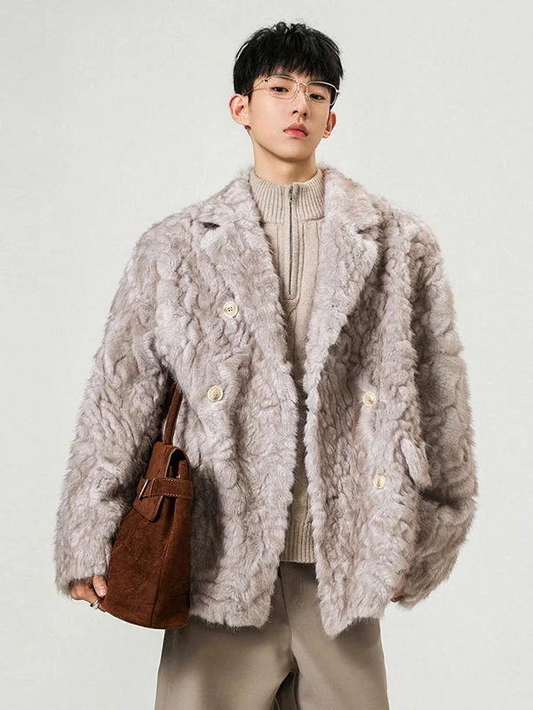 

Korean Sle Luxury ort Fur Coat for Women Heavyweight Trendy Brand Waterfall Collar Long Sve Casual Warm Winter Jaet