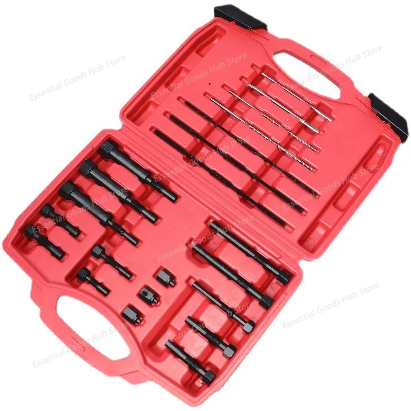 22 pieces of glow plug thread repair tools, glow plug disassembly assembly tools, thread tapping tools for sliding tooth repair