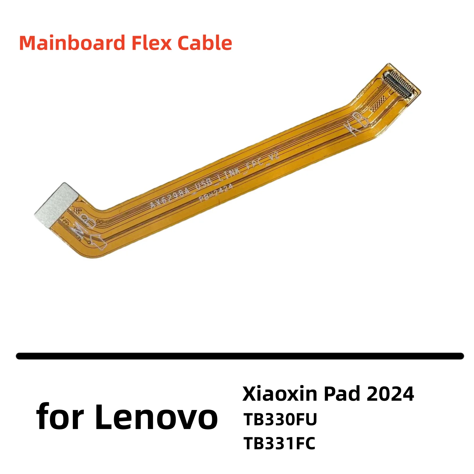 لينوفو Xiaoxin الوسادة 2024 TB331 TB331FC USB شحن ميناء شاشة LCD عرض اللوحة الأم اللوحة الرئيسية السلطة على قبالة الكابلات المرنة
