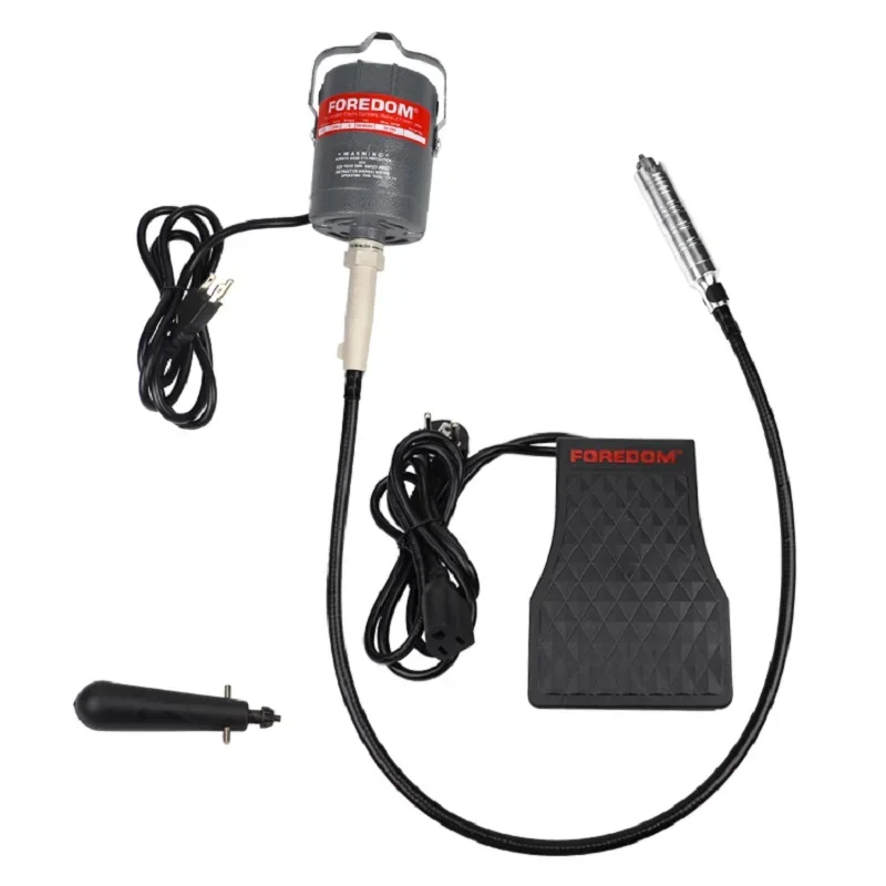 S-R Hanging Electric Grinder 230W Powerful Motor 4mm with Stepless Foot Pedal Repair Tools for Polishing Jewelry Designing