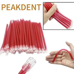 100Pcs/Bag Disposable Suction Tube Flexible Evacuation Pipe Clear Tip Dentistry Surgical Suction Tips Dental Saliva Ejector