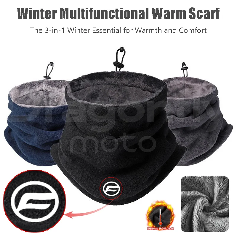 

For CFMOTO CF 650 650MT 650NK 400NK 650GT Winter Motorcycle Warm Mask Men Women Fleece Neck Outdoor Warmer Windproof Scarf