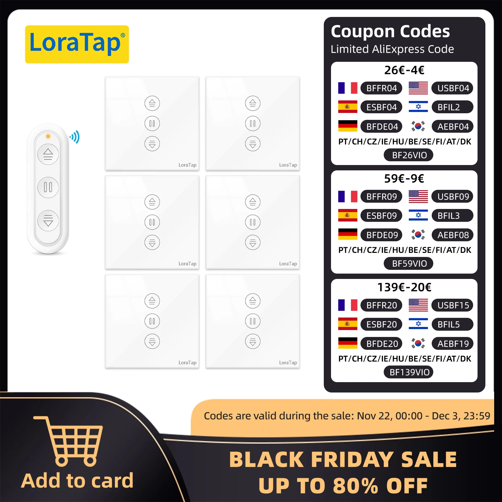 

LoraTap рольставни жалюзи переключатель штор для двигателя Windows Tuya Smart Life приложение дистанционное управление процент Google Home Alexa