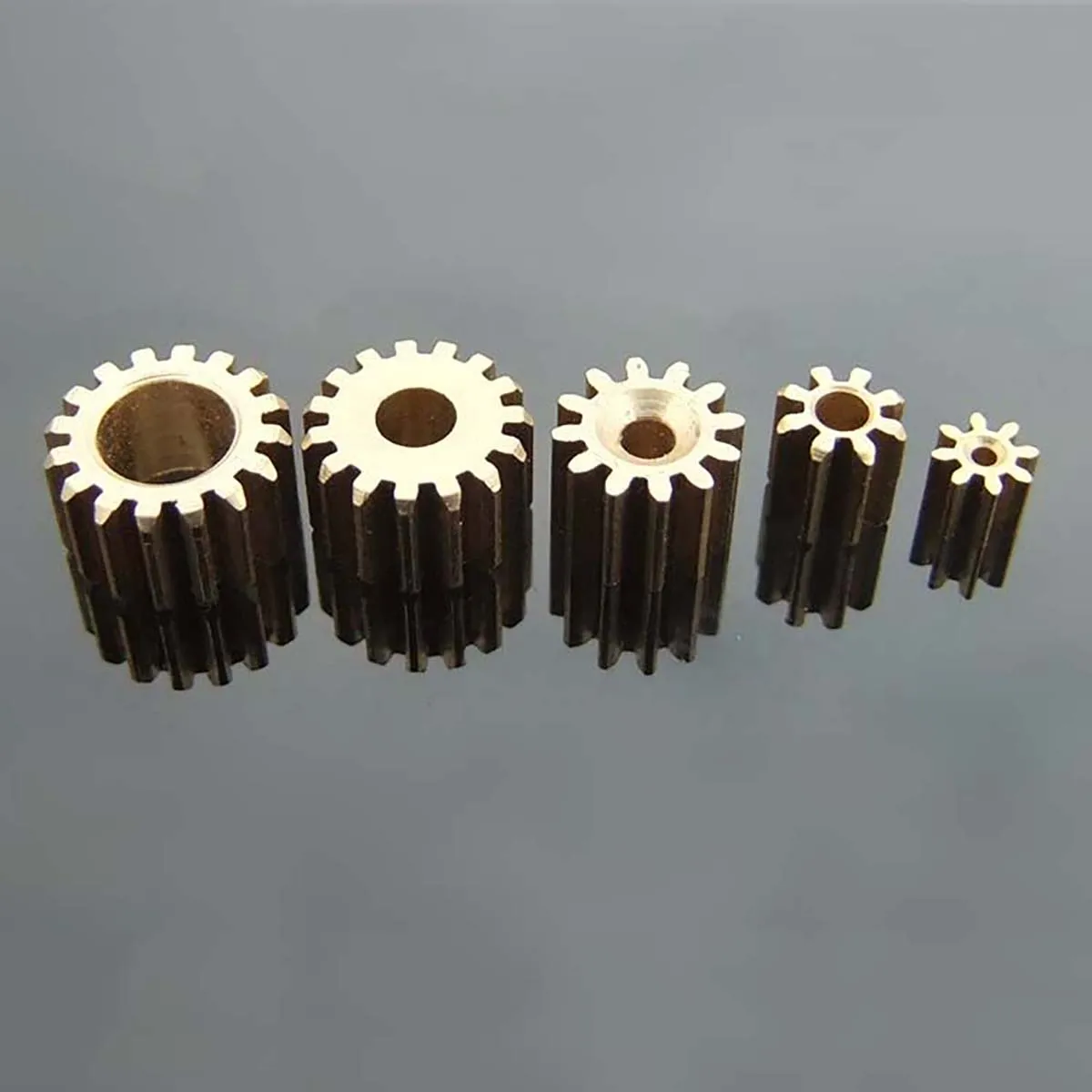 

5Pcs 7/8/9/10/12/14/15/16 Teeth Metal Gear Copper Gear for Spindle Transmission Gear High Wear-resistant