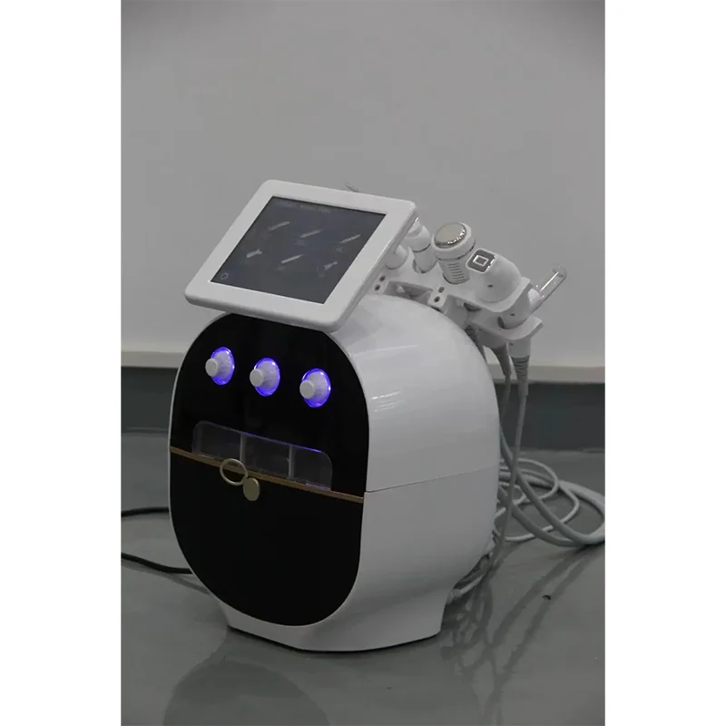 

Скруббер для кожи Подтяжка лица Вакуумное средство для удаления черных точек Омоложение кожи Очиститель для лица Микродермабразия Кислородная струя