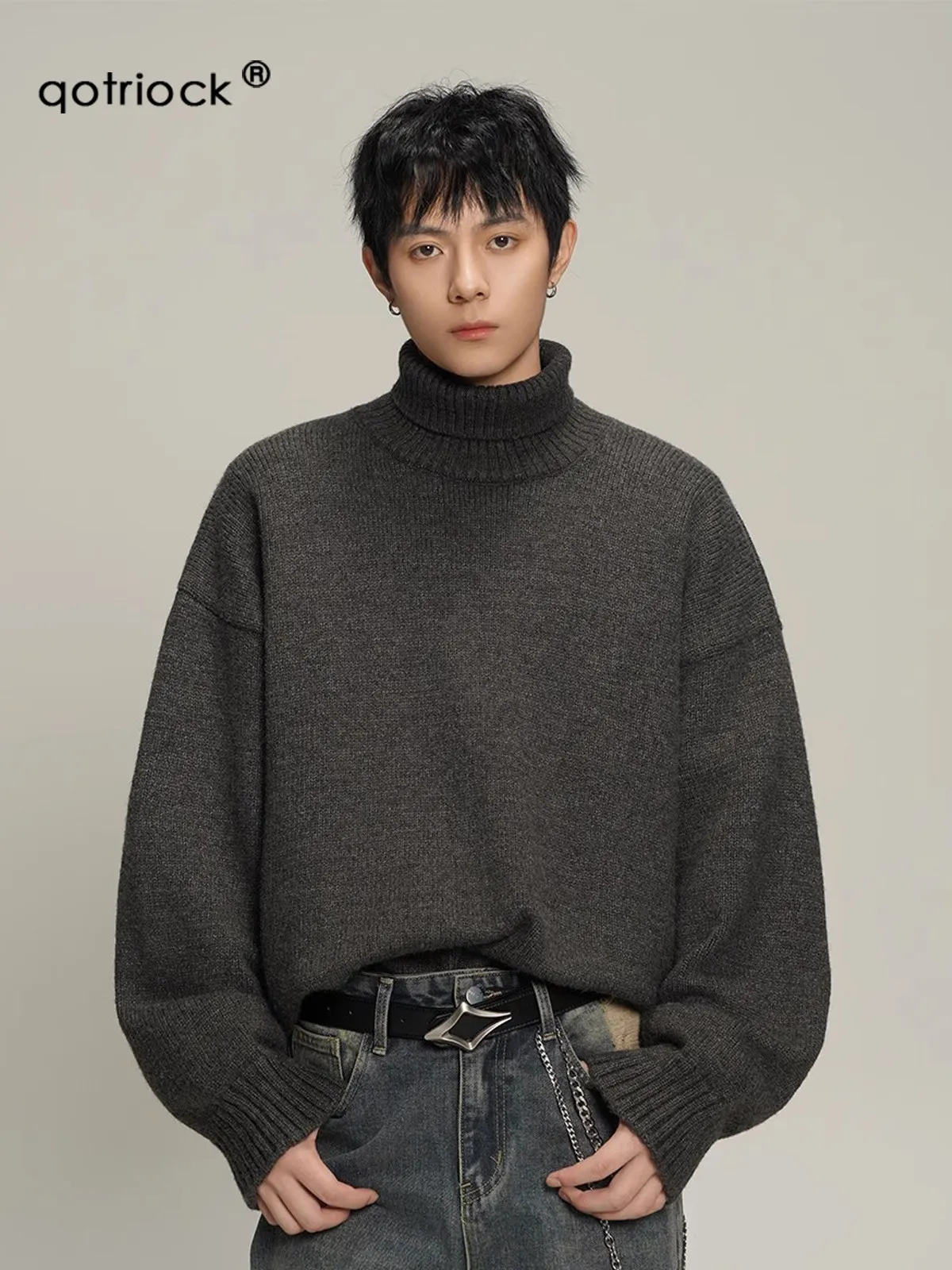 

Fur Collar Pullovers Gym Mens Club Night Rock Velvet Gothic Fitted Alternative Unique Youth Punk Aesthetic Fall Party Darkness