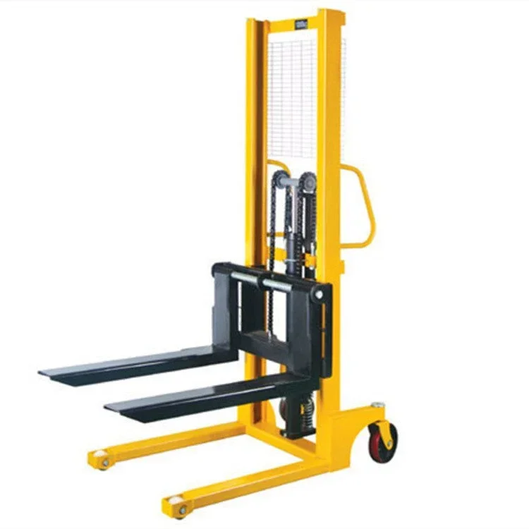 Manual 1 Ton 1.5 Ton 2 Ton Hand Stacker Truck Forklift Material Handling Equipment Construction Farm Industries Core Bearing