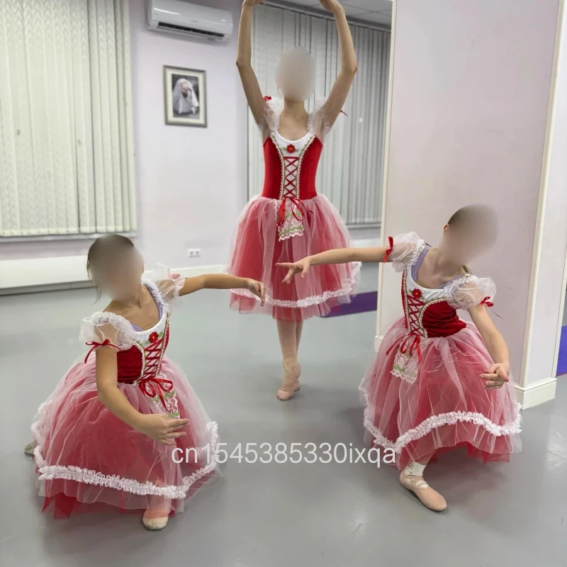 Children's Ballet Skirt Girls' Dance Skirt Campus Dance Programs Ballet Dancer Costumes Stage Collective Performance Costumes