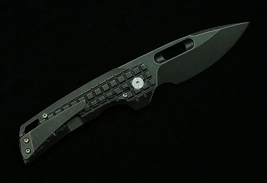 LEMIFSHE New Folding Knife Real K110/M390 Blade Micatta/Titanium Handle Outdoor Camping Hunting Kitchen Survival EDC Tools