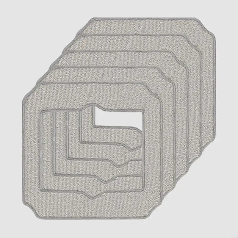 M6CB 5ピースミニウィンドウデバイスの交換用パッド用の洗浄布を簡単に取り付ける