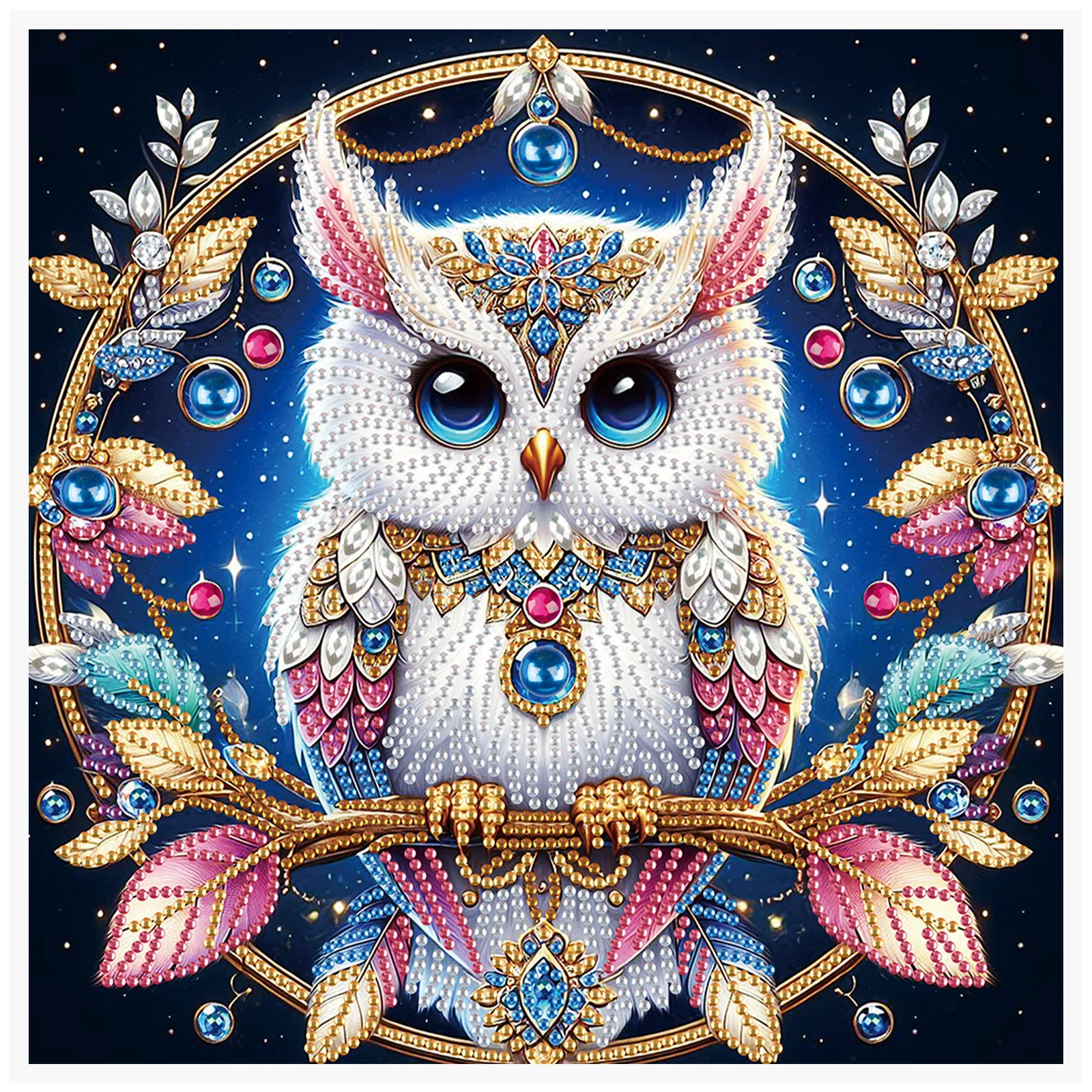 Special Shape Diamond Art Kits for Beginners and Adults, Cute Owl Diamond Art Painting Kits for Home Wall Decoration Gifts