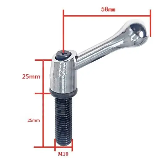 

Table Lock Bolt Handle M10 Thread Adjustable clamping handle CNC Mills Mini Milling Machine Lathe Machine