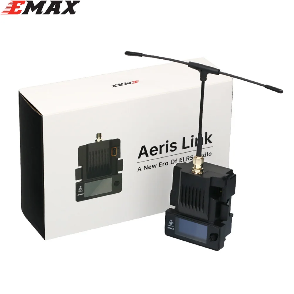 EMAX Aeris Link ExpressLRS ELRS TX Module 2.4G 915MHz With OLED Screen And Cooling Fan For RC FPV Drone