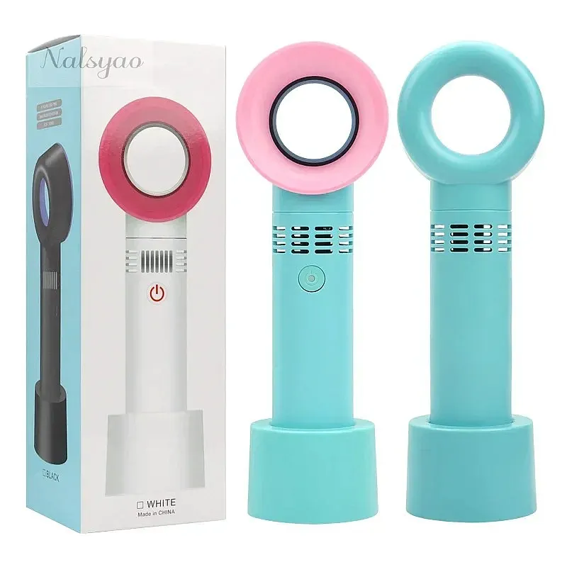 USB Charging Eyelashes Dryer Bladeless Fan Plant False Lashes Organizer Beauty Makeup Tools Low Consumption