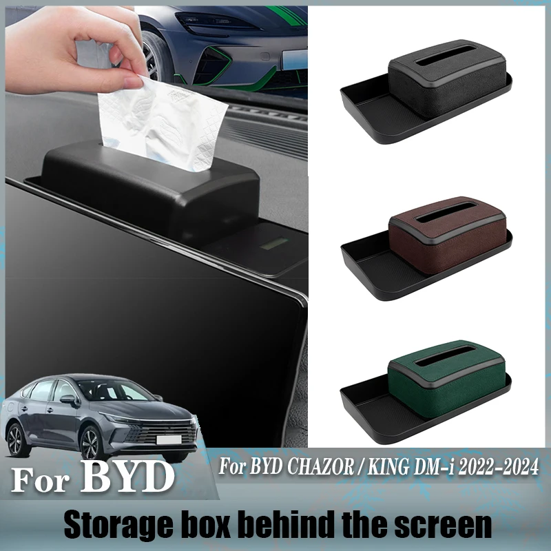 

For BYD CHAZOR KING DM-i 2022 2023 2024 Central control Storage box behind navigation screen Automotive interior modification