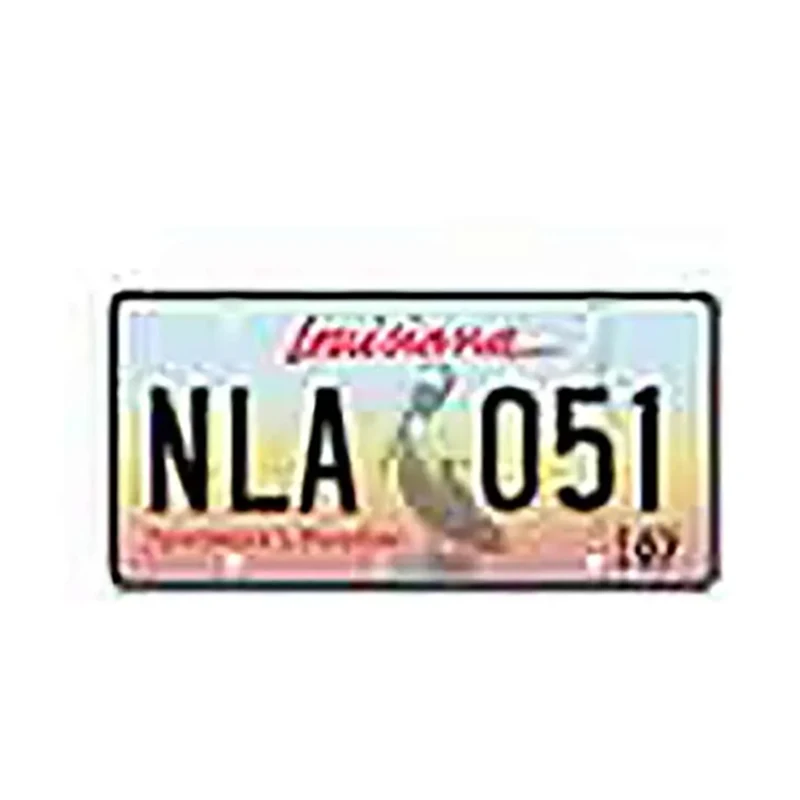 Exclusive customized model license plate 1:18 exquisite lovely metal customized personalized license plate car model 1 pair of D