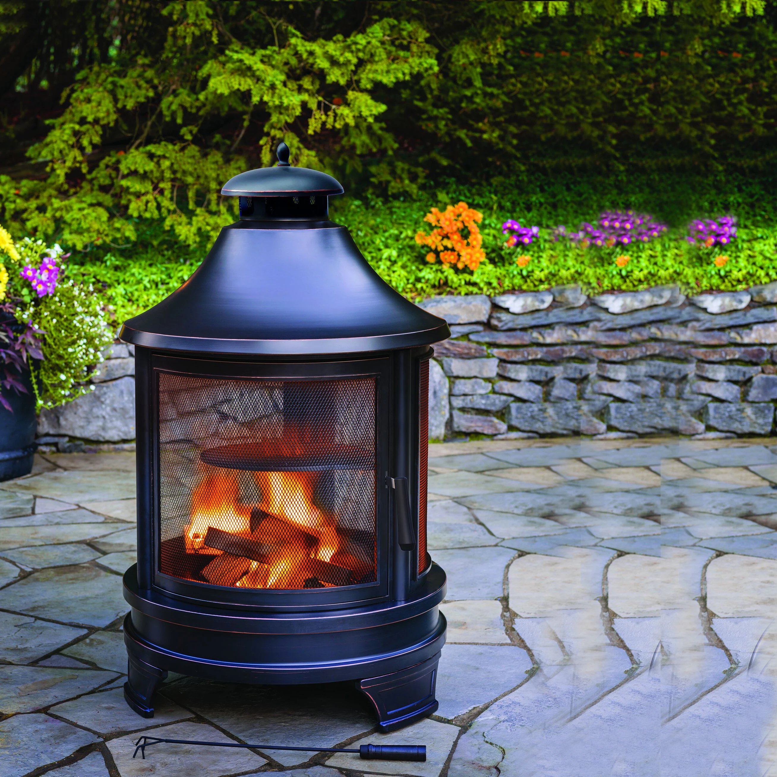 

High Quality Portable Steel Fire Pit With Powder Coating Finish Unique Round Garden Heater For Outdoor BBQ Brazier Firewood Fuel