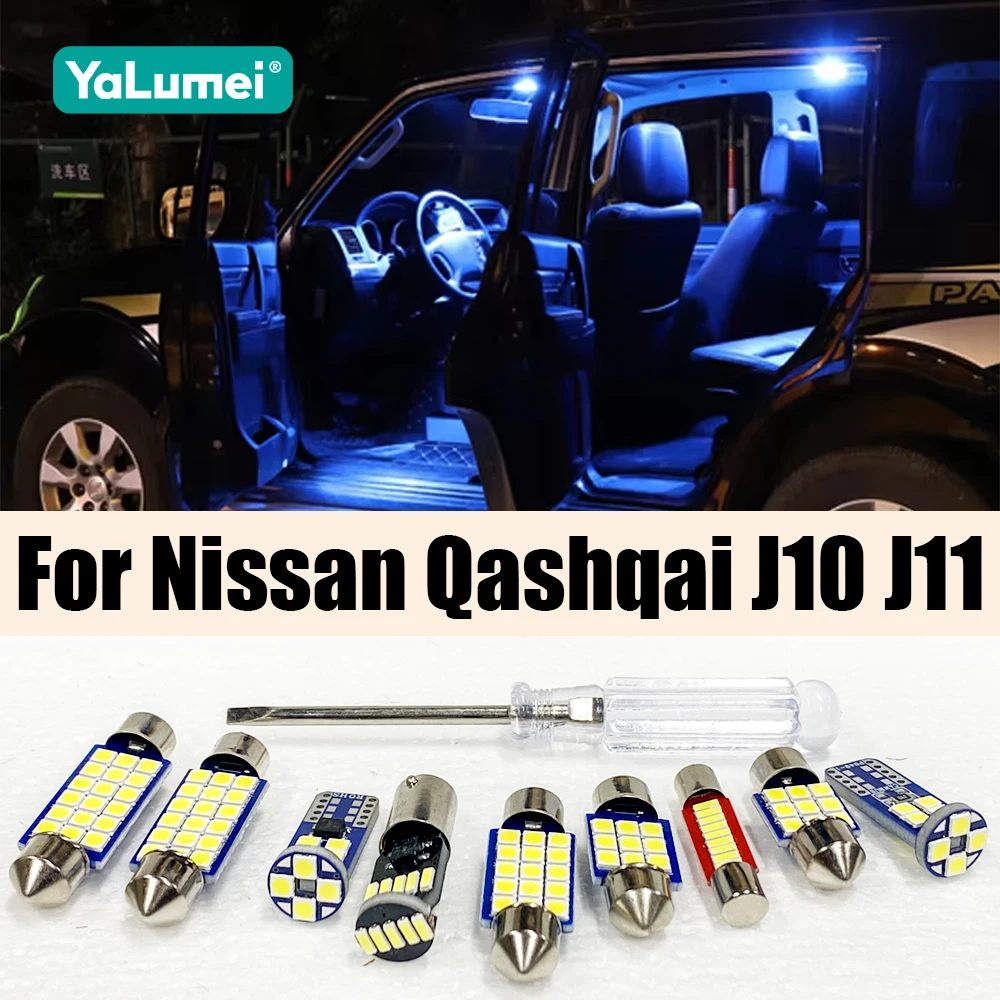 

Светодиодная лампа для чтения в салоне автомобиля Nissan Qashqai J10 J11 2007-2020, аксессуары