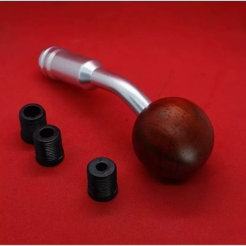 for Brand New Solid Wood Gear Head Silver Aluminum Alloy Rod Body High Grade Material Exquisite Workmanship Belt 3
