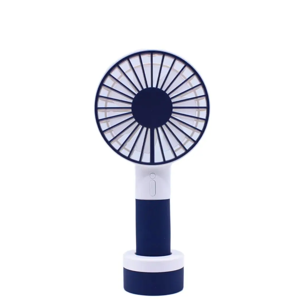 2PCS Mini Handheld Fan Portable USB Rechargeable Battery Cooling Air Conditioner Humidifier 3 Modes for Outdoo