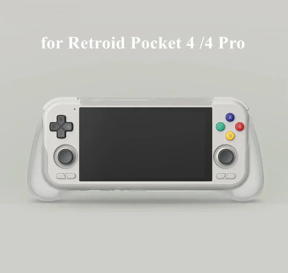 New For Retroid Pocket 4/4 Pro Grip Case Protective TPU Grip Cover For RP4 Game Console Accessories