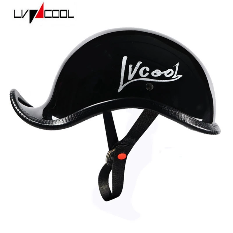 

LVCOOL Baseball Cap Helmet Motorcycle Retro Helmets Summer Open Face Scooter For Cruiser Chopper Women Men