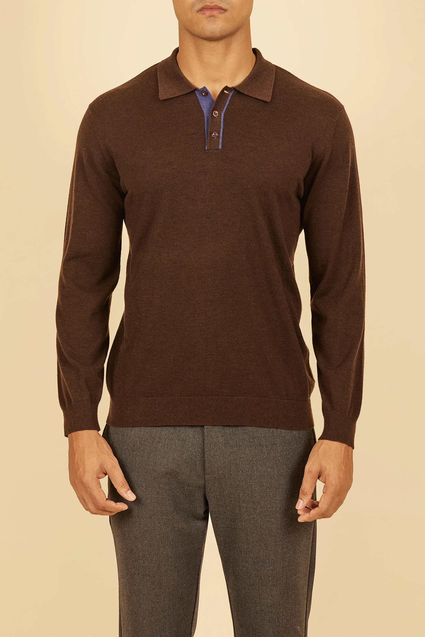 BLSK CPRT سترة الكشمير الرجال 2025 جديد دافئ بأكمام طويلة مستقيم موضة الحياكة زر مرن جودة عالية حجم كبير M-4XL