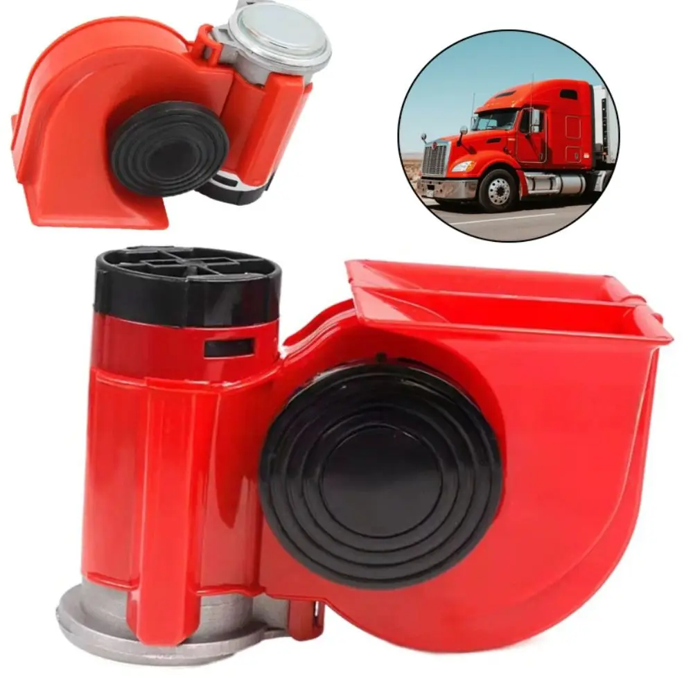 

Мощный звуковой автомобильный звуковой сигнал в виде улитки, водонепроницаемый звуковой сигнал для мотоцикла с высоким децибелом, прочный универсальный звуковой сигнал с воздушным насосом