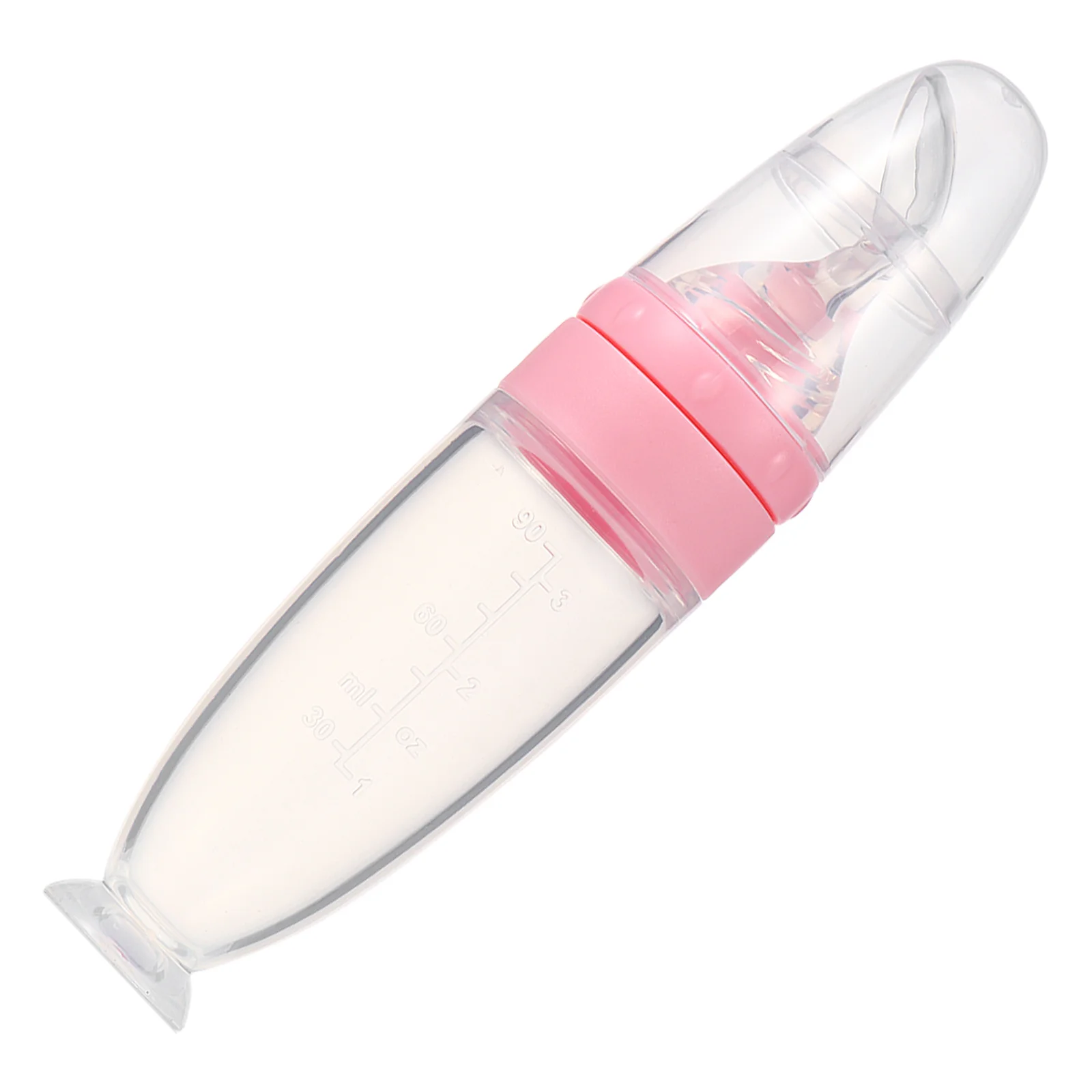 Silicone Rice Paste Bottle Baby Squeeze Feeder Feeding Spoon Silica Gel Food Dispensing