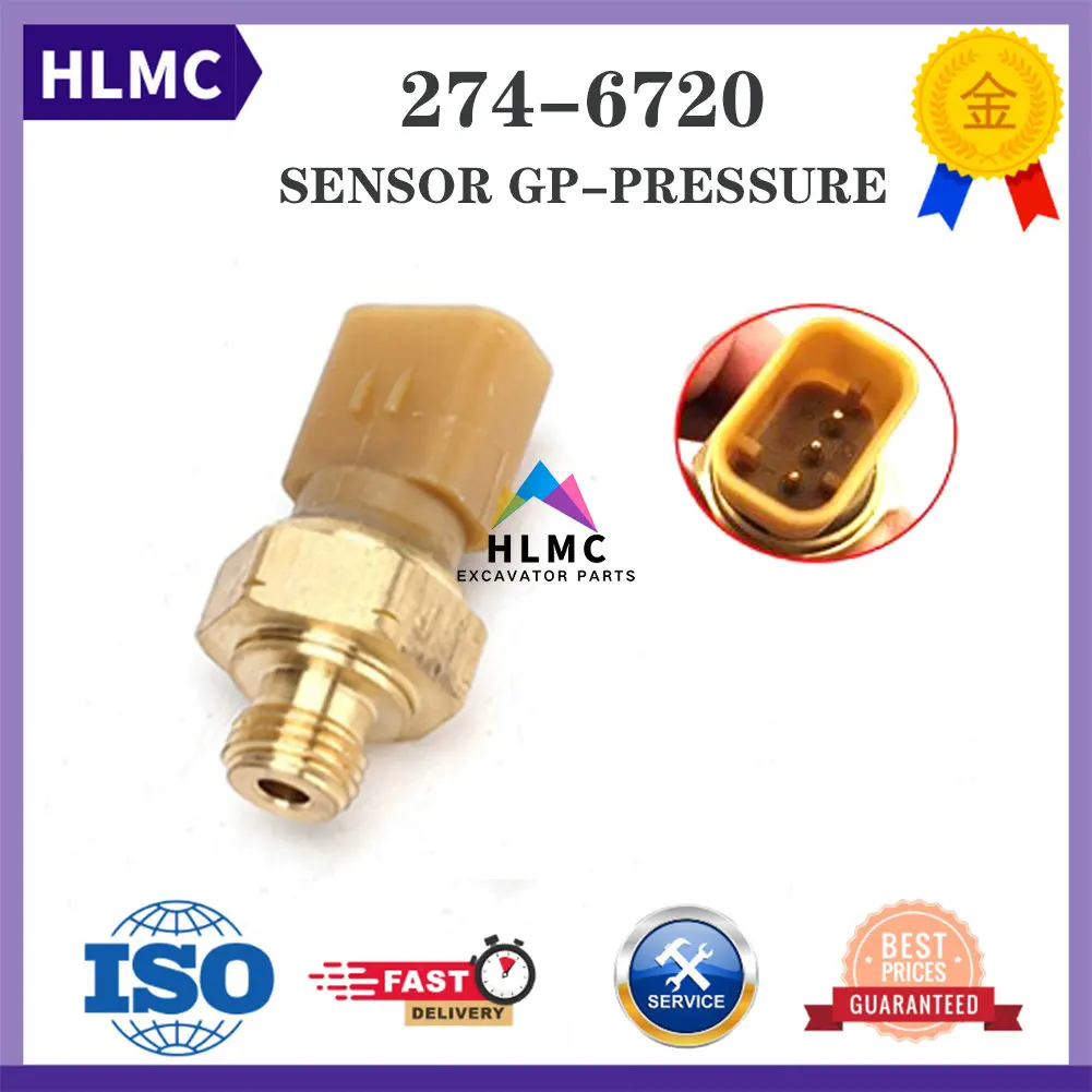 

Excavator Electronic Part E320D E325D E330C E336D Excavator Oil Pressure Sensor C6.4 Air Intake Pressure Switch 274-6720 2746720