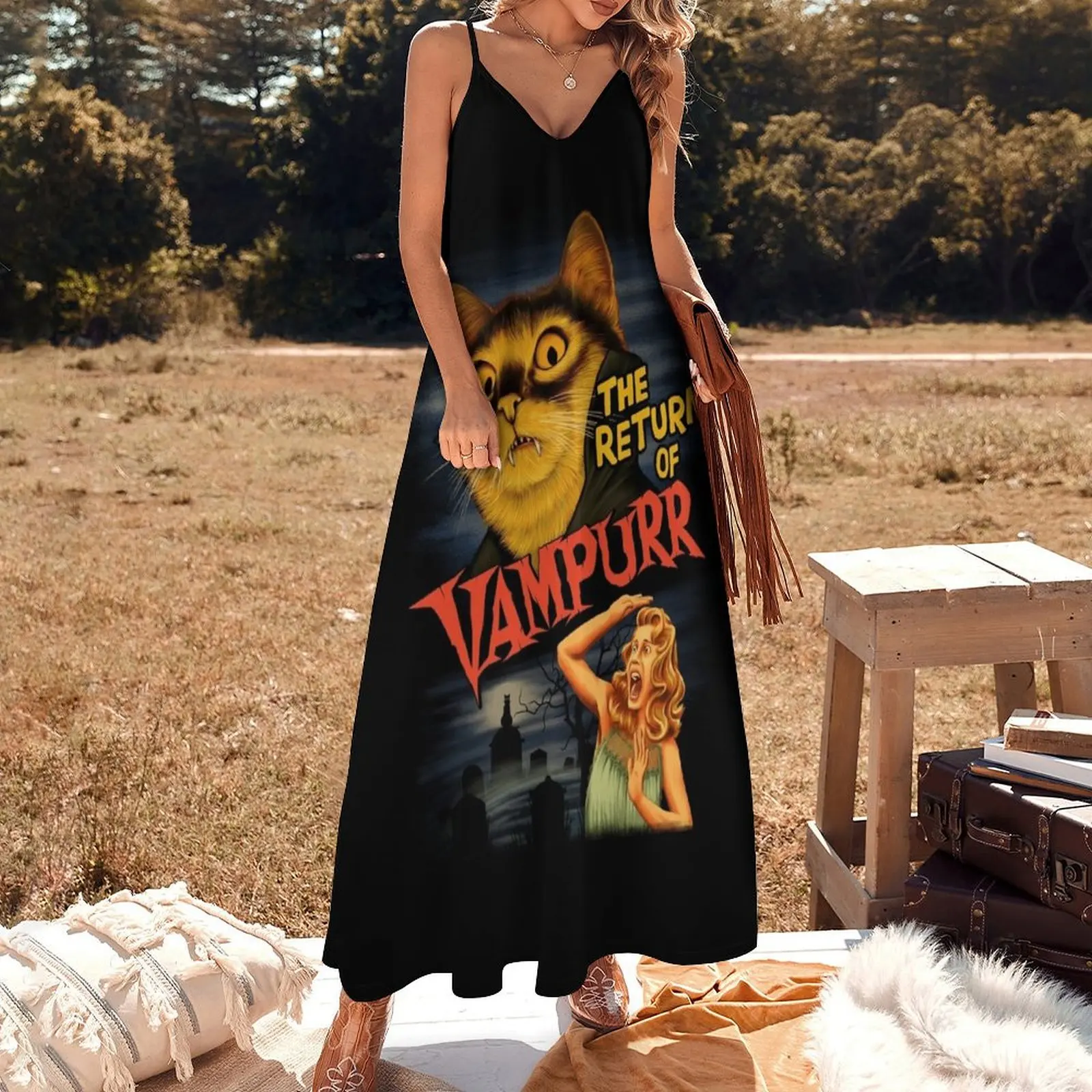 The Return of Vampurr Sleeveless Long Dress women's clothing summer 2025 novelties dresses summer luxury dress Dress