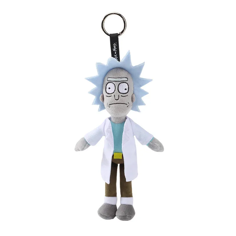 Hugkis Rick en Morty Pluche Hangende Pop, Leuke Knijpgeluiden, Trendy Speelgoed, Cadeau voor Fans