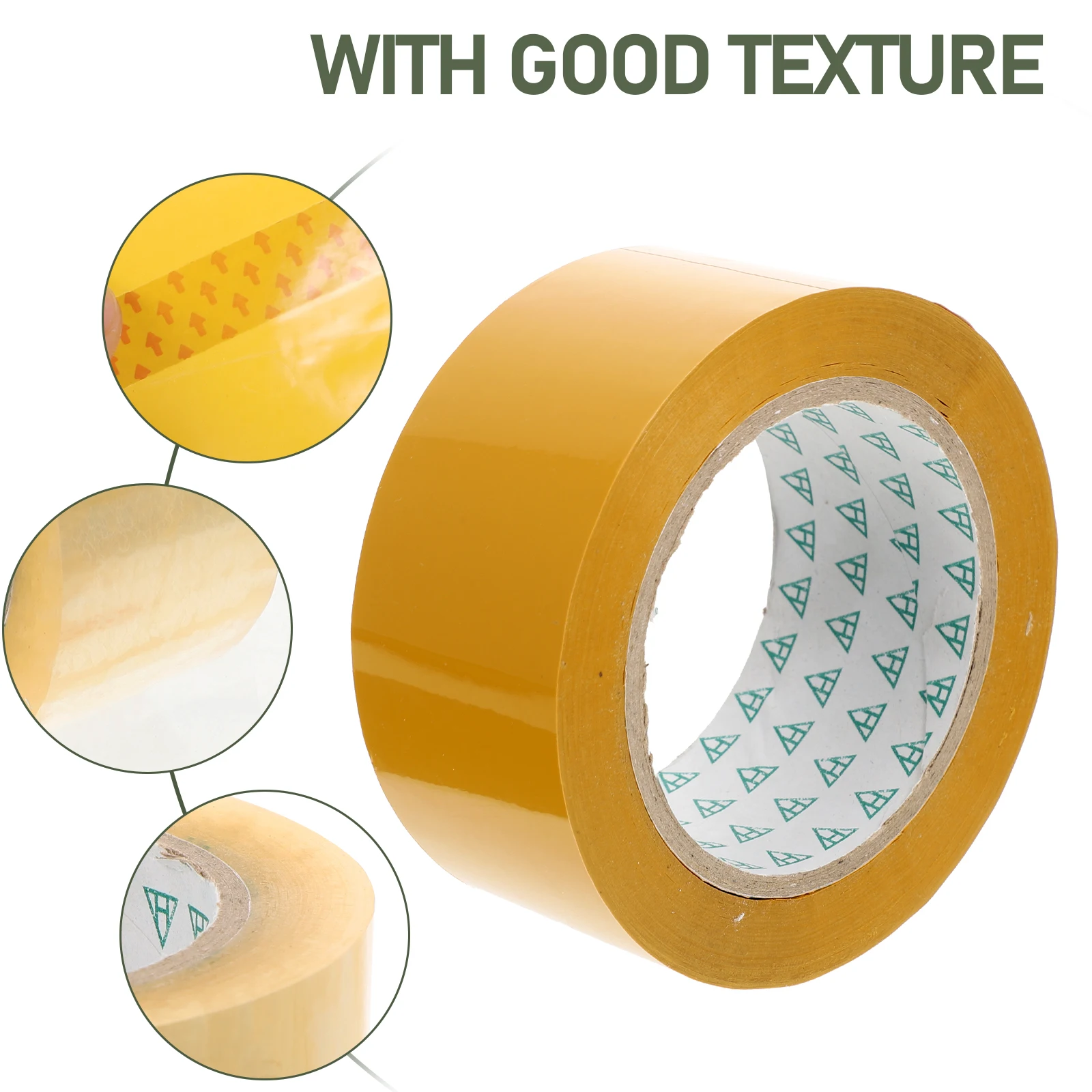 

2 Rolls Household Carton Tape Sealing Glue Moving for Boxes Heavy Duty Clear Bopp Packing Office