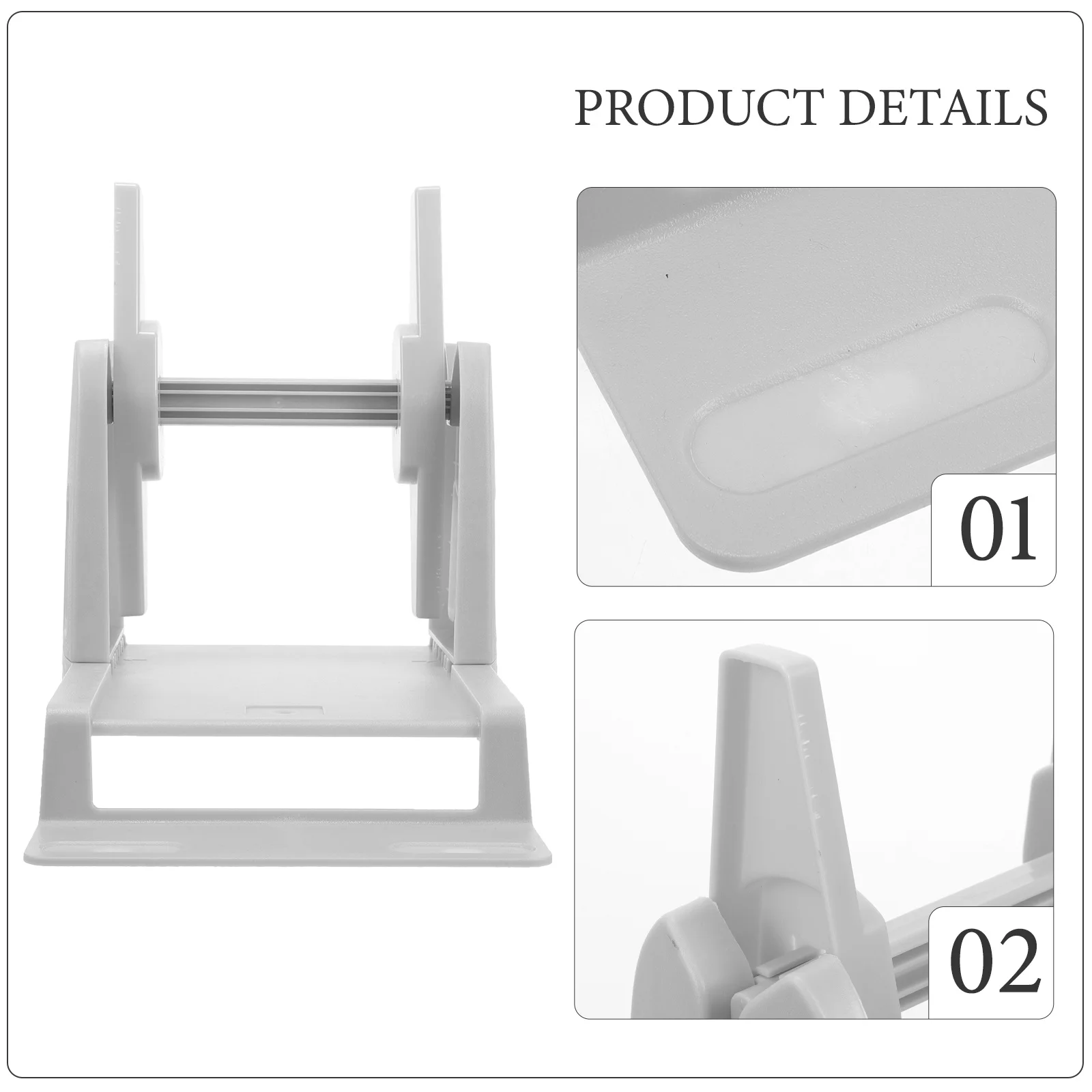 

1pc Thermal Label Holder Portable Plastic Label Rack For Barcode Printer External Roll Paper Organizer Printer Accessories Stack