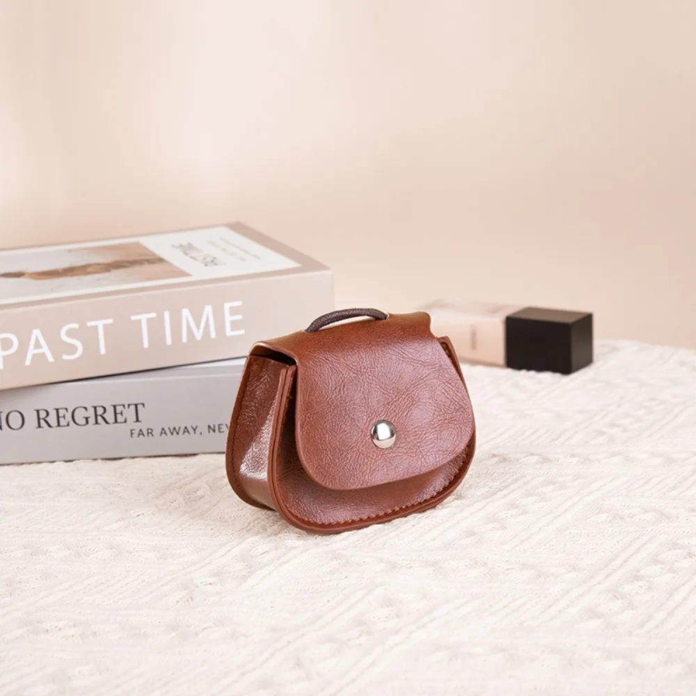Korean Style Crossbody Bag Small Bag Mini Messenger Bag Pu Leather Coin Purse Shoulder Bag Headphone Bag Lipstick Bag Girls