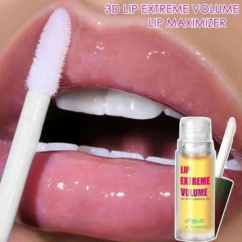 Aceite de esencia voluminizador de larga duración, suero labial de reparación instantánea, líneas finas, aumenta la elasticidad, bálsamo labial Sexy, nuevo