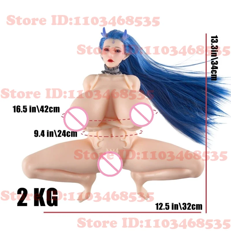 MRL 1.25 Ling Big Tits Hentai Sex Doll Realistic Vagina Sex Toy Sexdoll Anime Dolls Silicone Realistic Erotic Sexy Toy for Men