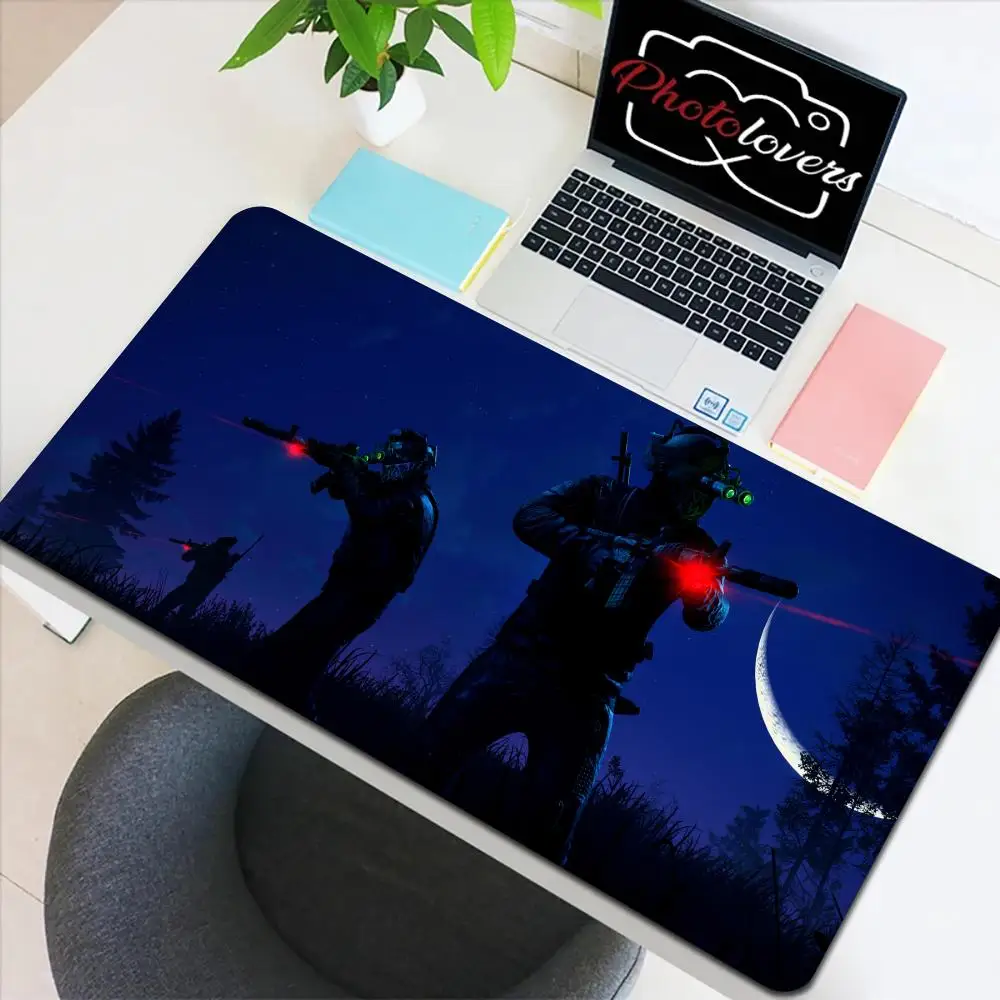 Imagem -03 - Impermeável pu Couro Office Mouse Pad Computer Gaming Mousepad Multiplayer Mundo Aberto Sobrevivência Jogo Ferrugem Kawaii Quente