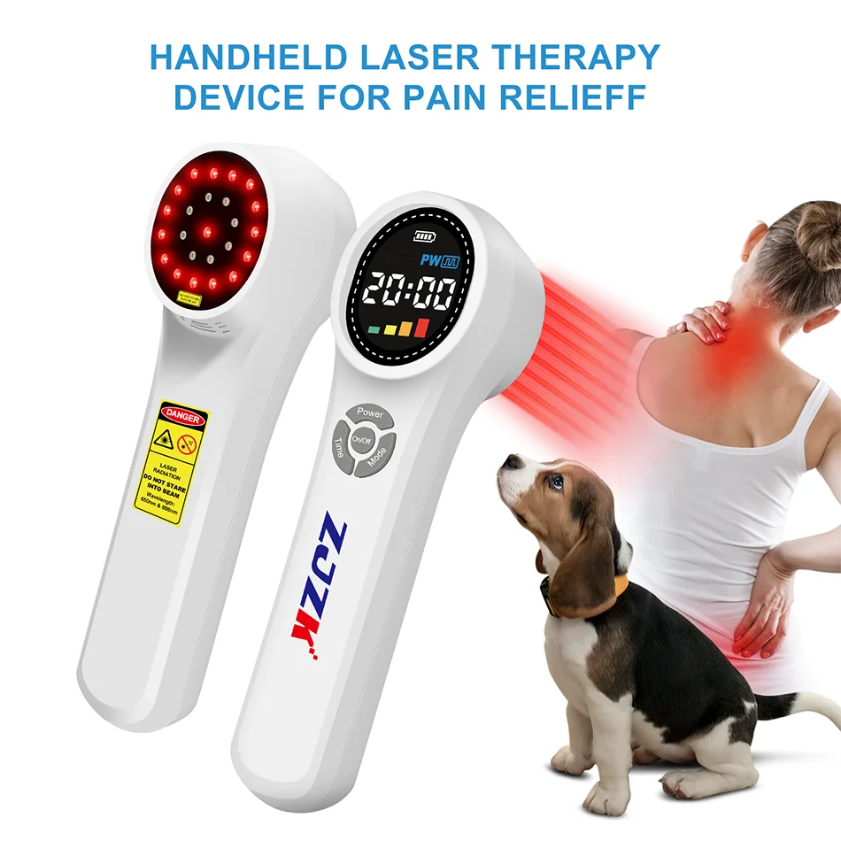 

Physical Therapy Laser Device Back Pain Relief Lamp 4x980nm 4x810nm 16x660nm 24 Diodes 1760mW for Fathers' Day Christmas Gift