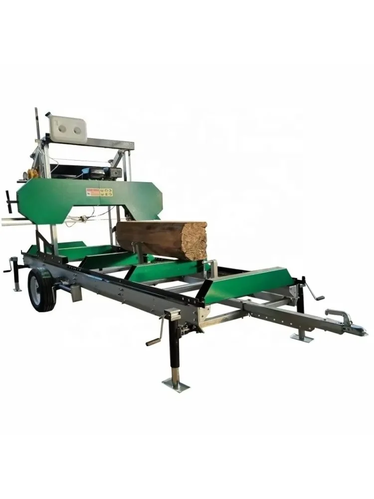 Lightweight Movable Band Saw Sawmill Durable Log Sawing Machine for Farm Use