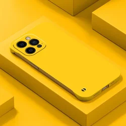 Frameless Slim Matte Hard Back Cover Case For iPhone 17 Air 15 16 13 12 Mini 14 11 Pro Max ShockProof Coque