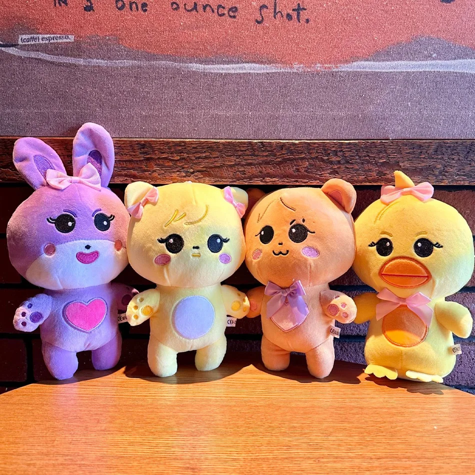Heiß begehrte 4er-Set 20cm BornPink Kpop Plüsch World Tour JISOO JENNIE ROSE LISA Stofftier Plüschkissen Kawaii für Fans Geschenke – Detail 1