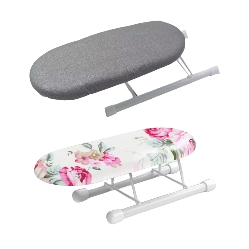 

Small Ironing Board for On travel Wrinkles Remover Safe for Fabrics Comfortable Grip Easy to Store Tabletop Iron Board