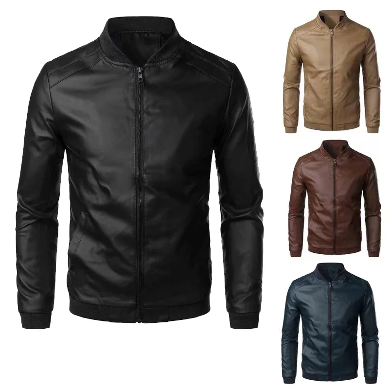 

Leather Jackets for Men's Coat Jaqueta Motociclista Ceketler Ropa Hombre Chaquetas Jacken Kurtki Veste Homme Roupas Masculinas